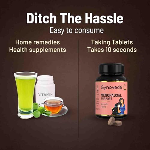 JAMU Menopause Tablets | Relief from Hot Flashes, Night Sweats, Mood Swings, Irritation | 100% Ayurvedic - AB Mystery