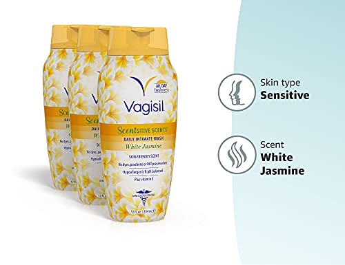 Vagisil Feminine Wash for Intimate Area Hygiene, Scentsitive Scents, pH Balanced and Gynecologist Tested - AB Mystery