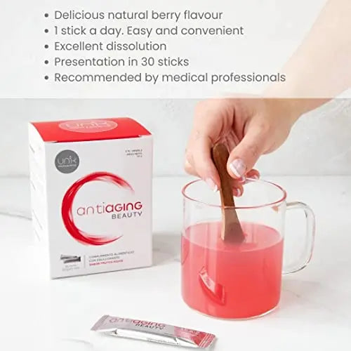 Unik Antiaging Beauty | Hydrolysed Collagen VERISOL (5 Clinical Studies) with Hyaluronic Acid - AB Mystery