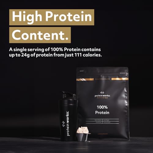 Protein Works - 100% Protein, 1.25kg, High Protein Blend, 41 Servings, Chocolate Silk Protein Works