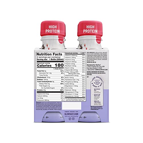 SlimFast Advanced Energy High Protein Meal Replacement Shake, Rich Chocolate, 20g - AB Mystery