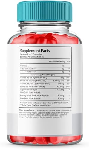 (3 Pack) ACV for Keto Health - Premium Apple Cider Vinegar Gummies – Natural Detox