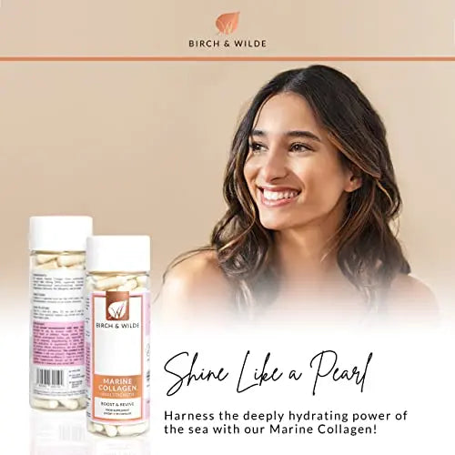 Birch & Wilde Marine Collagen Peptides for Beautiful Skin & Hair and Stronger Bones & Joints - AB Mystery