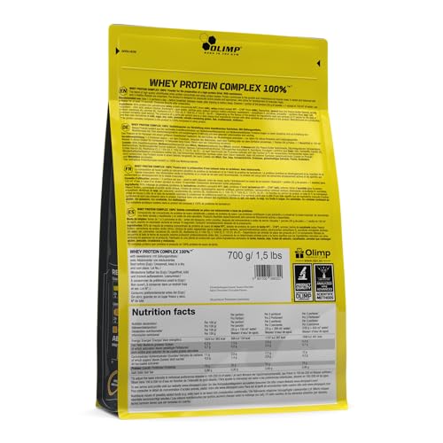 Olimp Whey Protein Complex 100% (700 g) - White Chocolate with Raspberry OLIMP SPORT NUTRITION