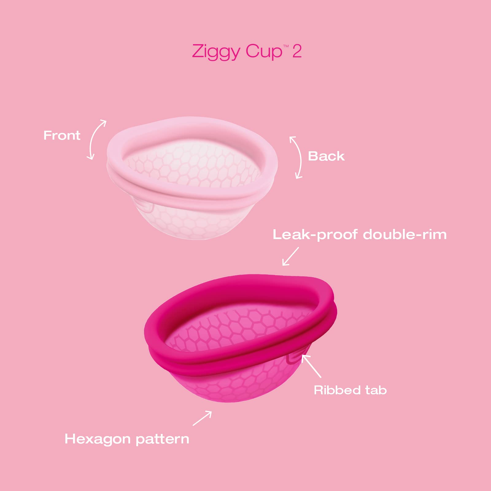 Intimina Ziggy Cup 2 - Extra-Thin Reusable Menstrual Disc, Period Cup, Disposable Menstrual Cup - AB Mystery