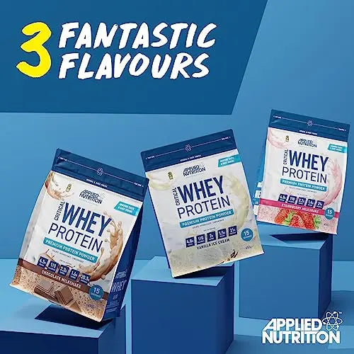 Applied Nutrition Critical Whey Protein Powder 450g - High Protein Powder, Protein Milkshake Applied Nutrition