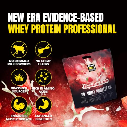 Time 4 Whey Protein Professional Time Release Grass Fed Native Whey Protein Powder, Whey Concentrate Time 4 Nutrition