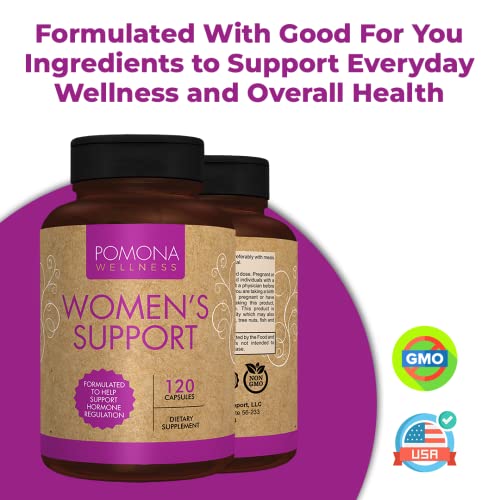 Pomona Wellness Women's Menopause Supplement Multivitamin, Supports Hormone Balance - AB Mystery