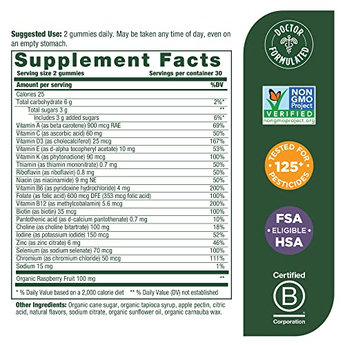 MegaFood Baby & Me 2 Prenatal Vitamin Gummies - Prenatal Vitamins for Women MegaFood