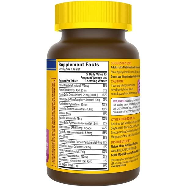 Nature made prenatal vitamin 90ct My Store