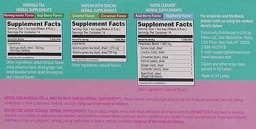Lakma 14 Day Cleanse Kit Green Tea - 42 Tea Bags - AB Mystery