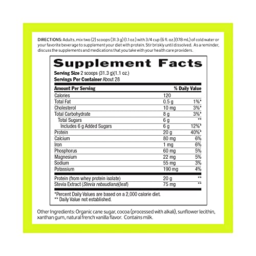 Biochem, Whey Protein Powder, 20g of Protein to Support Muscles and Intense Workouts - AB Mystery