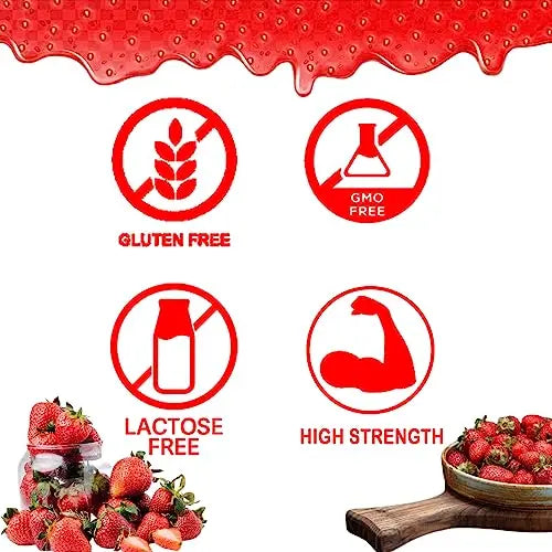 Ved Collagen Gummies; Chew Gummies Strawberry Flavour, Raw Unfiltered Collagen Gummies - AB Mystery