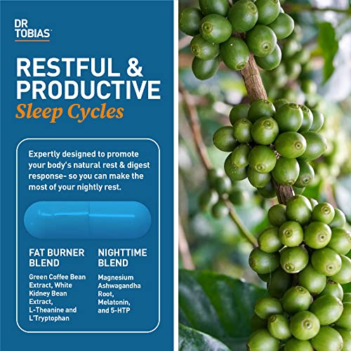 Dr. Tobias Fat Burner Nightly, Night Time Metabolic Support with White Kidney Bean Extract - AB Mystery