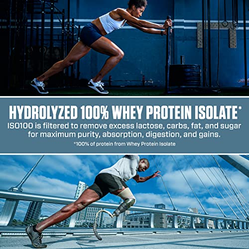 Dymatize ISO100 Hydrolyzed Protein Powder, 100% Whey Isolate Protein, 25g of Protein - AB Mystery