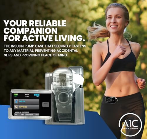 (2023-24 Model) A1C Pump Case, 360 Rotating Case for Tandem Tslim, t:Slim X2, t:Slim G4