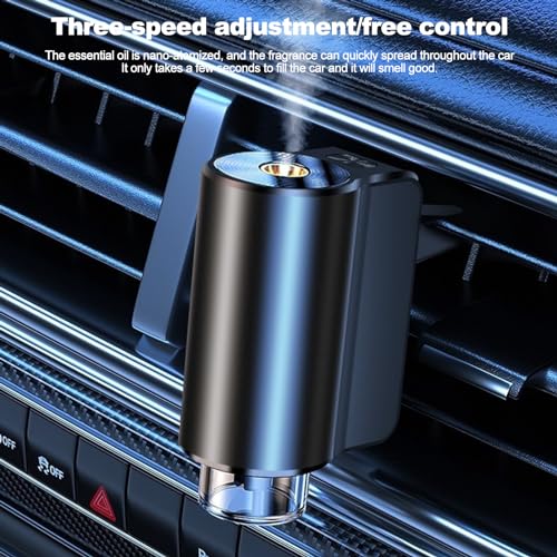 VEAREAR Smart Car Air Freshener Diffuser, Car Essential Oil Diffuser with 3 Adjustable Intensity Modes - AB Mystery