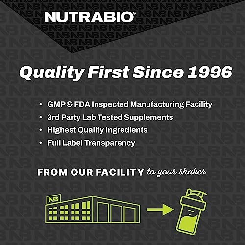 NutraBio Classic Whey Protein Powder- 25G of Protein Per Scoop - Full-Spectrum Amino - AB Mystery