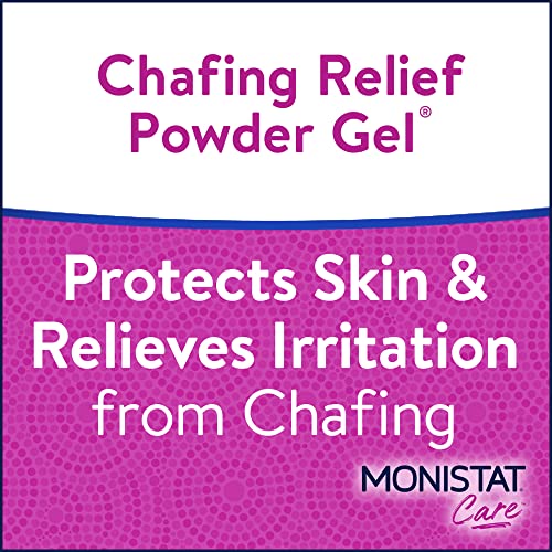 Monistat Chafing Relief Powder Gel, Anti-Chafe Protection, Fragrance Free Chafing Gel, 1.5 Oz, 1 Pack - AB Mystery