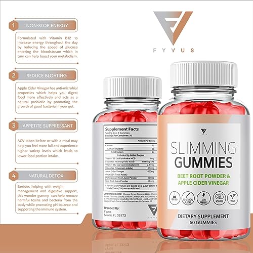 (2 Pack) Slimming Gummies It Works for Weight Loss with Apple Cider Vinegar Itworks Its