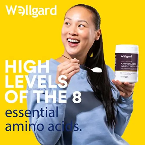 Collagen Powder, Gold Standard Bovine Collagen Peptides Powder by Wellgard - High Levels of The 8 Essential Amino Acids Wellgard