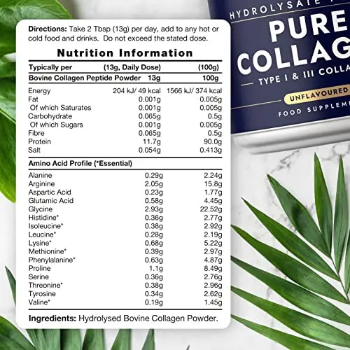 Collagen Powder | Gold Standard Bovine Collagen Peptides | Hydrolyzed Collagen - AB Mystery