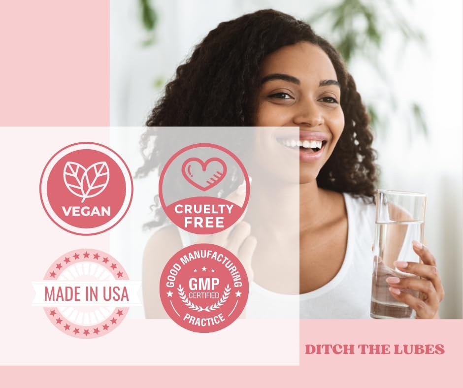 V Bliss Slippery Babe Vaginal Moisturizer Capsules | Relieves Vaginal Dryness with Slippery Elm - AB Mystery