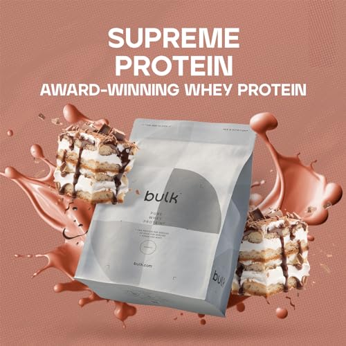 Bulk Pure Whey Protein Powder Shake, Tiramisu, 1 kg, Packaging May Vary Bulk