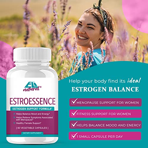 ELi natural ESTROESSENCE Capsule for Women - Female Hormone Balance Supplement Menopause - AB Mystery