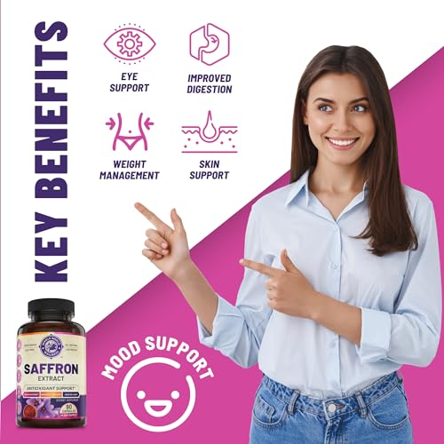 100% Pure Saffron Extract - Metabolism Booster & Natural Appetite Suppressant for Weight Loss - AB Mystery