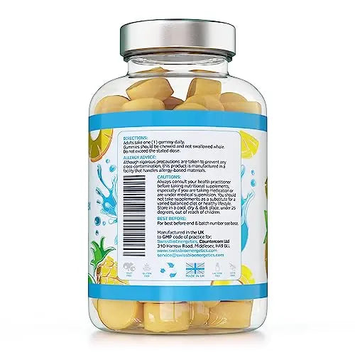Collagen Complex - 90 Natural Pineapple Flavour Chewable Yummy Gummies - AB Mystery