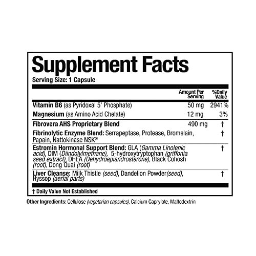 Arthur Andrew Medical, Fibrovera, Women's Enzyme and Botanical Blend for Hormone Balance, 90 Capsules - AB Mystery