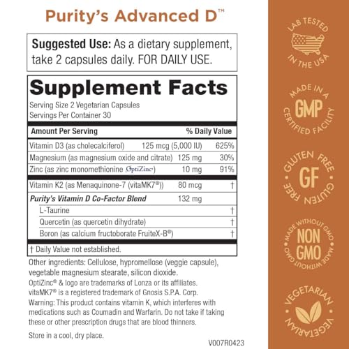 Dr. Cannell's Advanced D - Vitamin D Super Formula - Purity Products (3 Pack) - Packed - AB Mystery