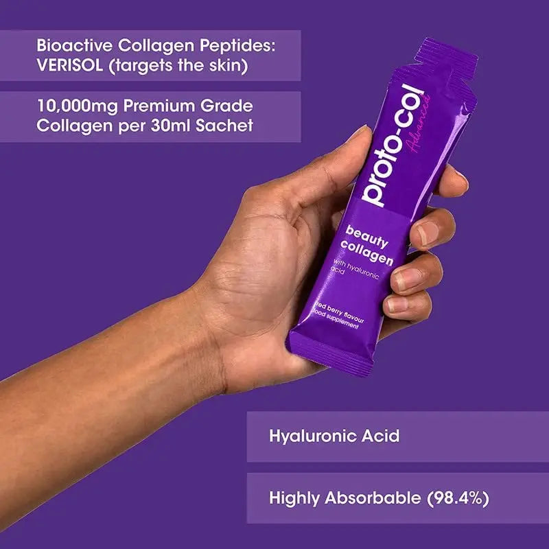 Proto-Col Beauty Collagen Supplements for Women - 10,000mg Bovine Collagen - AB Mystery