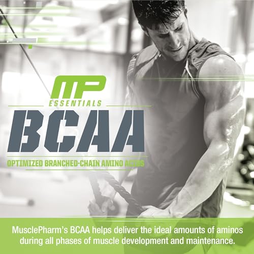 MusclePharm Essentials BCAA, Fruit Punch - 30 Servings - AB Mystery