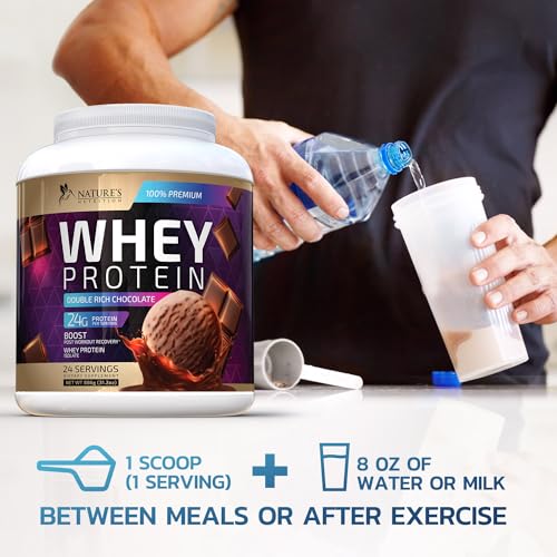 Whey Protein Powder 24g - Chocolate Ice Cream Whey Isolate Protein for Muscle Growth - AB Mystery