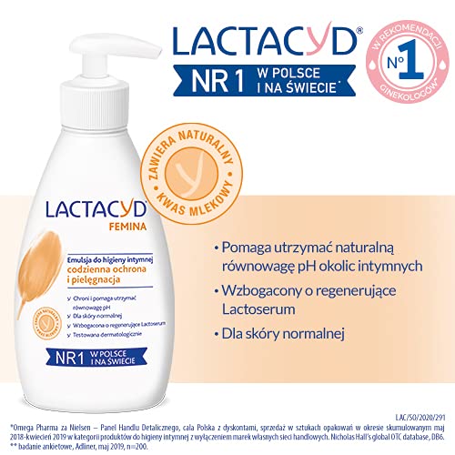 Lactacyd Femina Emulsion for Intimate Hygiene 200 ml - AB Mystery