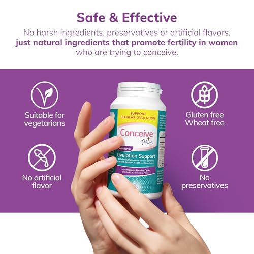 CONCEIVE PLUS Womens Ovulation Support - PCOS Supplement for Fertility CONCEIVE PLUS