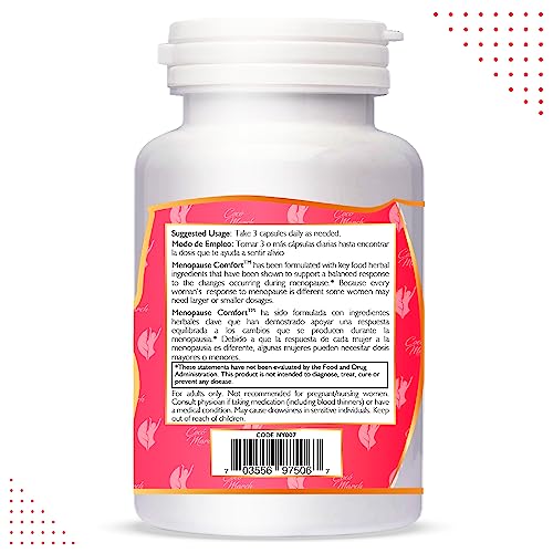 Menopause Comfort Fast Relief from Flushing, Cooling Herbal Blend by Coco March - Dairy Free - AB Mystery