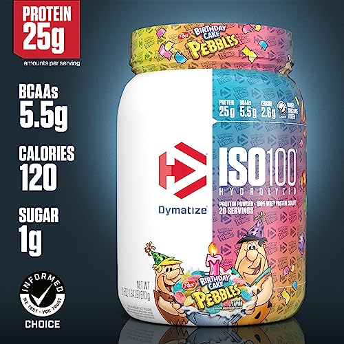 Dymatize ISO 100 Whey Protein Powder with 25g of Hydrolyzed 100% Whey Isolate - AB Mystery