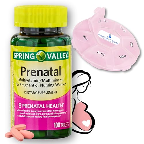 Spring Valley Prenatal Vitamins-Multivitamin Multimineral for Pregnant and Nursing Women