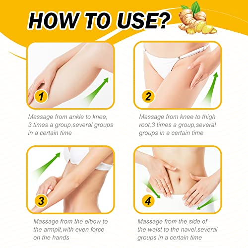 2PCS VOGSIG Ginger Slimming Cream - Anti Cellulite, Fat Burning, Tightening & Moisturizin - AB Mystery