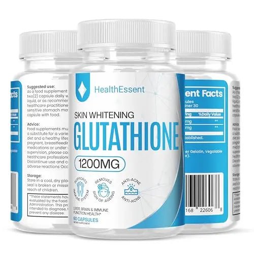 Glutathione Capsules Skin Whitening, Collagen, Unreduced Glutathione Skin Whitening Lidoque