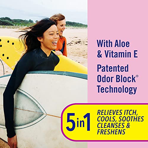 Vagisil Anti-Itch Medicated Wipes, Maximum Strength 12 ea (Pack of 9) - AB Mystery