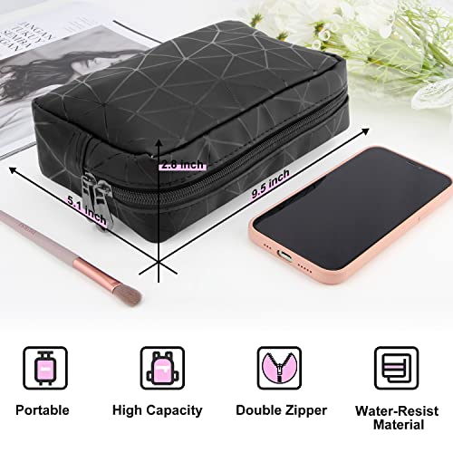 SIDESUGAR PU Leather Sanitary Napkin Storage Bag Small Make Up Bag Travel Cosmetic Bag Menstrual - AB Mystery
