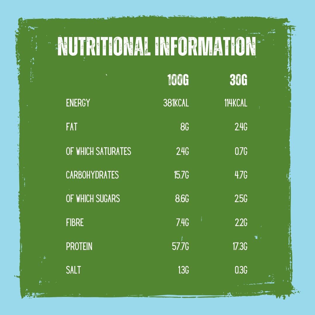 Organic & Raw Vegan Protein Blend (600g) - Chocolate Flavour - Pea, Pumpkin & Hemp Nature Captured