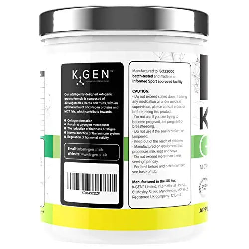 K-GEN™ Keto Greens Collagen Powder Superfood Micronutrient & Anti-oxidant Blend - AB Mystery