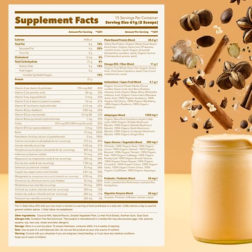 Ka’Chava All-In-One Nutrition Shake Blend, Chai, 85+ Superfoods, Nutrients & Plant-Based - AB Mystery