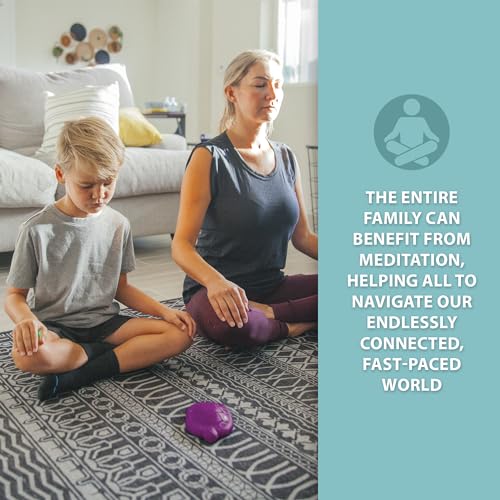 Zenimal Kids Meditation Audio Player - Patented Screen-Free Mindfulness Device with 9 Audio Meditations - AB Mystery