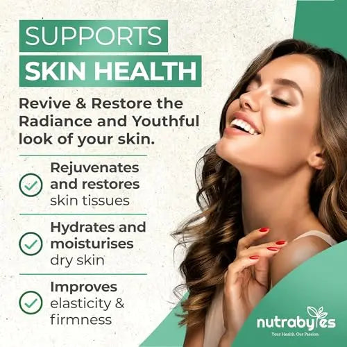 Vegan Collagen Supplement For Skin, Hair, Nails, Joints & Bones with Hyaluronic Acid, Biotin, Lysine, Bamboo Silica, Zinc, Vitamin C, D3, B12, E - AB Mystery